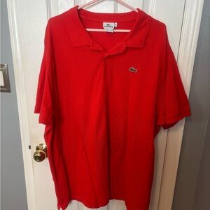 LACOSTE Classic Fit men XXXL cotton short sleeve shirt polo